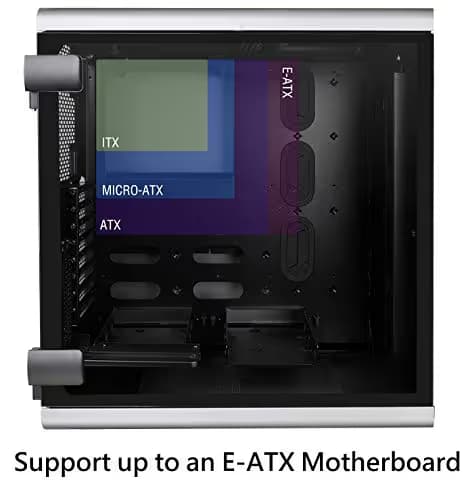 Thermaltake Level 20 ATX Full Tower Black / Silver Tempered Glass Side Panel image