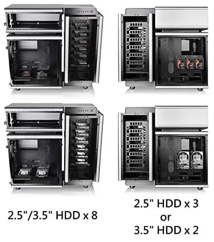 Thermaltake Level 20 ATX Full Tower Black / Silver Tempered Glass Side Panel image