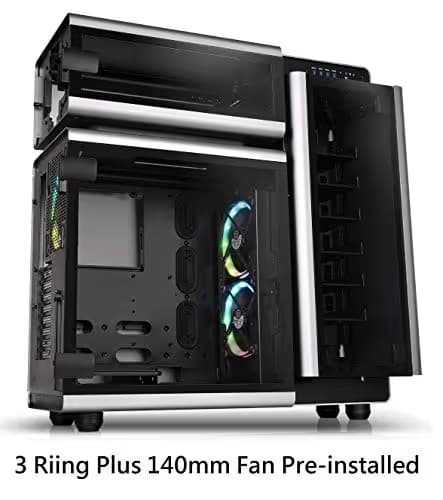 Thermaltake Level 20 ATX Full Tower Black / Silver Tempered Glass Side Panel image
