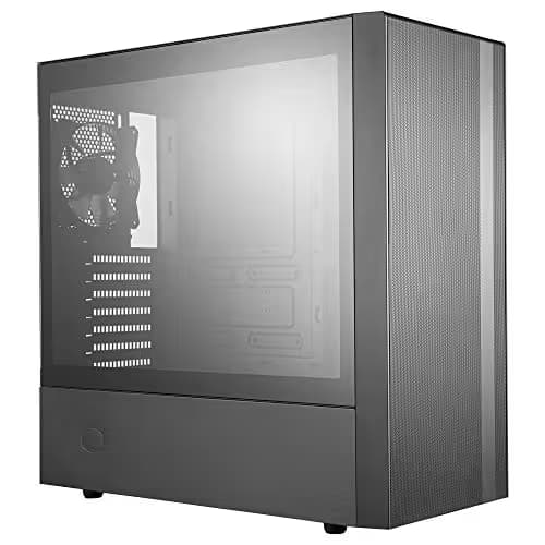 Cooler Master MasterBox NR600 (w/o ODD) ATX Mid Tower Black with Tempered Glass Side Panel main image