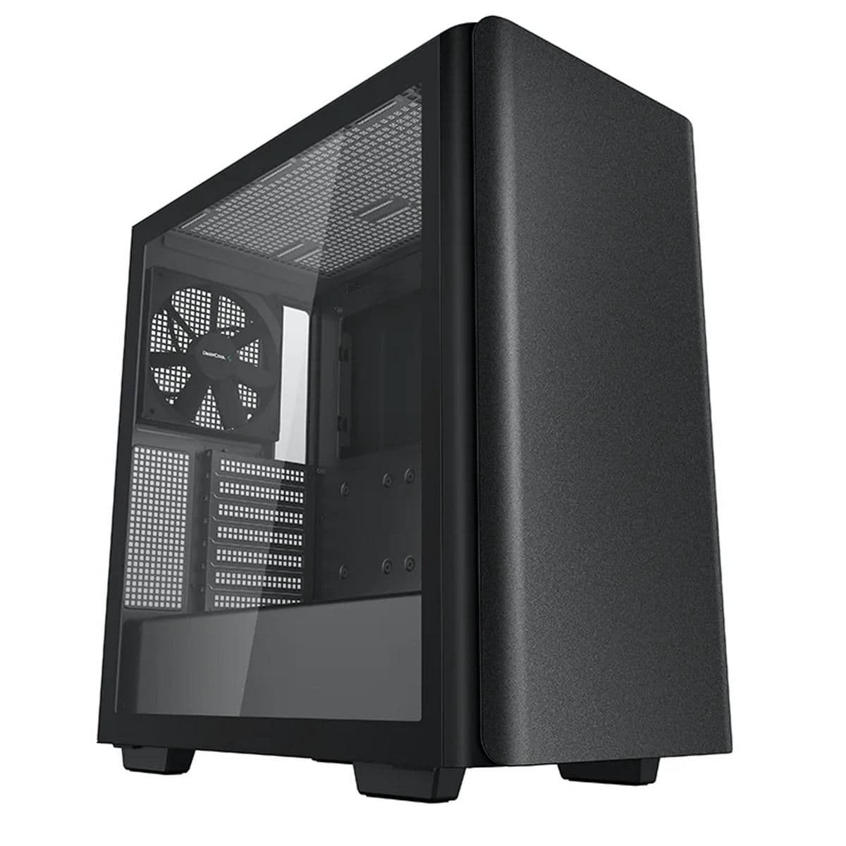 Deepcool CK500 ATX Mid Tower Black Tempered Glass Side Panel, Front USB 3.2 Gen 2 Type-C & USB 3.2 Gen 1 Type-A image