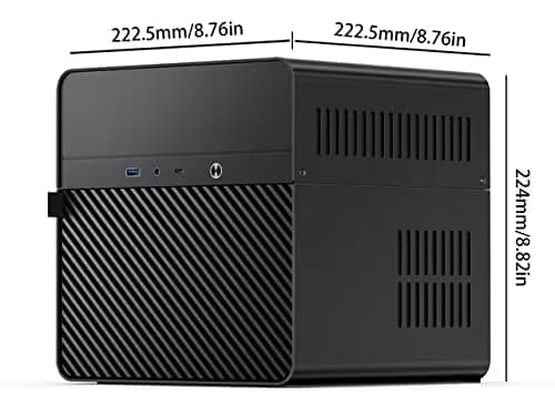Jonsbo N2 Mini-ITX Desktop Black with USB 3.2 Gen 2 Type-C and USB 3.2 Gen 1 Type-A image