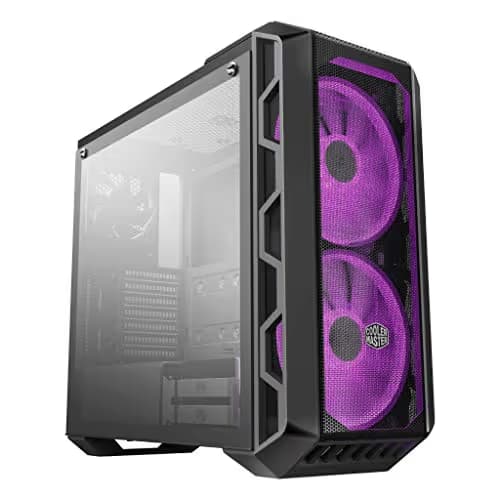 Cooler Master MasterCase H500 ATX Mid Tower Black Tinted Tempered Glass image