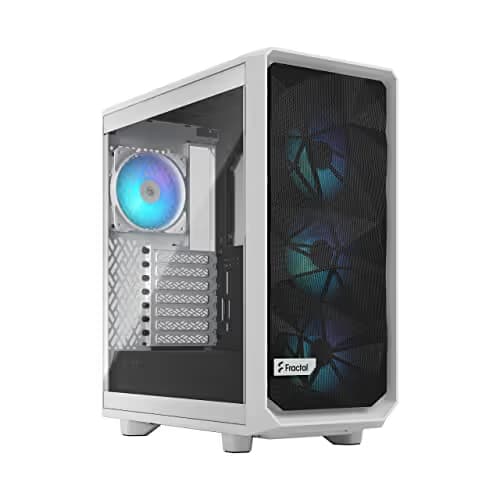 Fractal Design Meshify 2 Compact RGB ATX Mid Tower White Tempered Glass main image