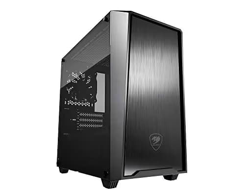 Cougar MG130-G Micro ATX Mini Tower Black with Tempered Glass Side Panel and USB 3.2 Gen 1 Type-A, USB 2.0 Type-A Front Panel main image