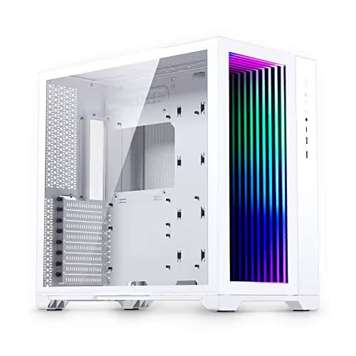 MagniumGear NEO QUBE 2 ATX Mid Tower White Tempered Glass Infinity Mirror main image
