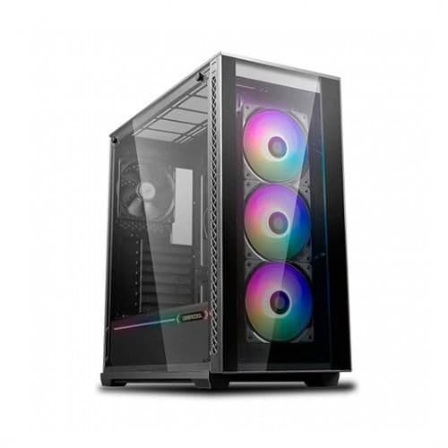 Deepcool MATREXX 70 ADD-RGB 3F ATX Mid Tower Black Tempered Glass image