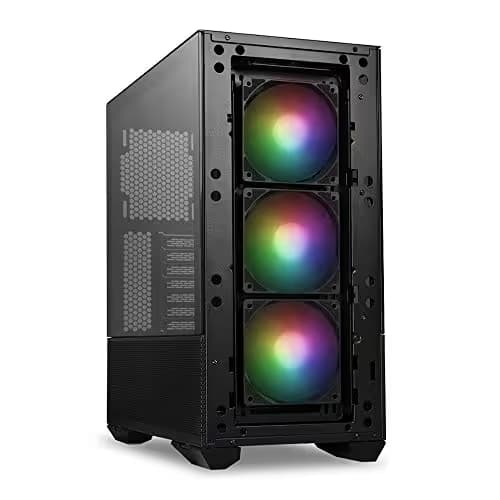 Lian Li Lancool II Mesh C RGB ATX Mid Tower Black Tempered Glass image