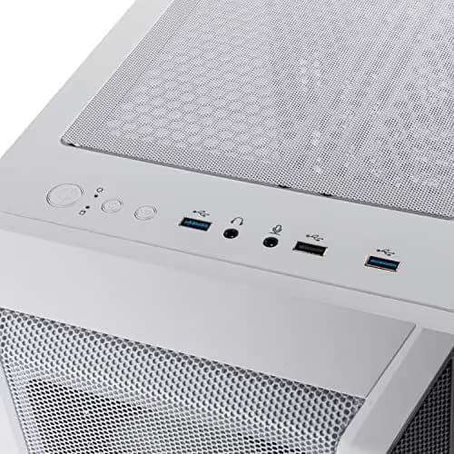 KOLINK Citadel Micro ATX Mini Tower Black Mesh RGB Tempered Glass Side Panel image