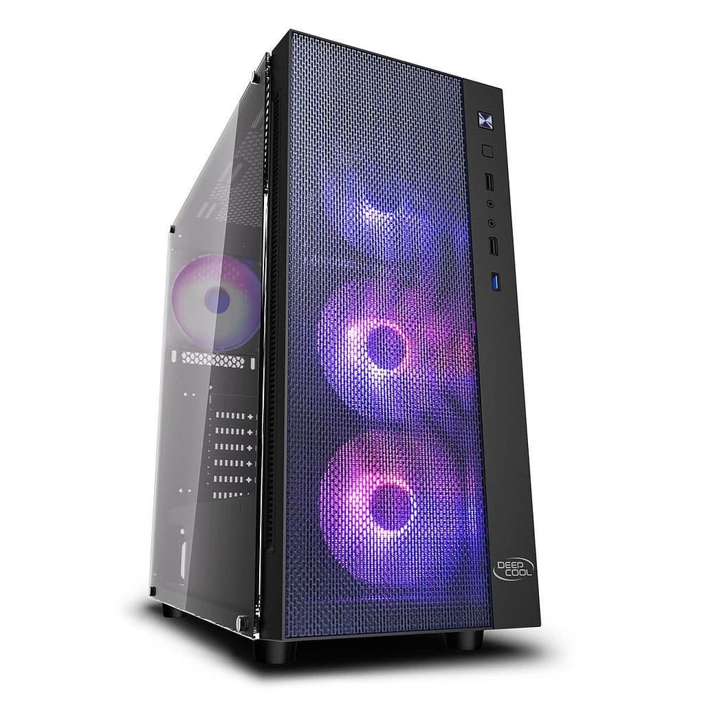 Deepcool MATREXX 55 MESH ADD-RGB 4F ATX Mid Tower Black Tempered Glass image