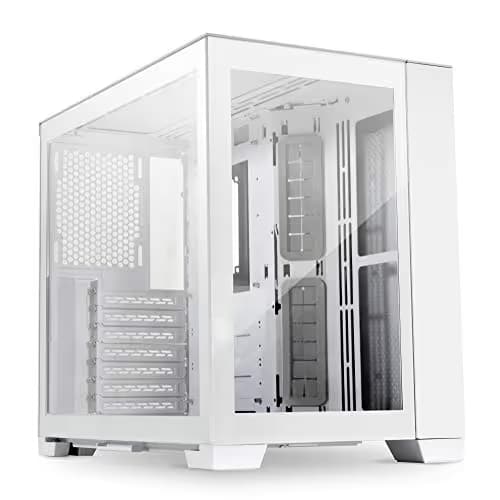 Lian Li O11 Dynamic Mini ATX Mid Tower Snow Edition Tempered Glass Side Panel main image