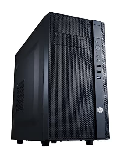 Cooler Master N200 Micro ATX Mini Tower Black with Front Panel: USB 3.2 Gen 1 Type-A and USB 2.0 Type-A main image