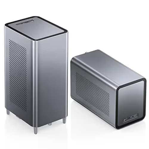 Jonsbo N1 Mini-ITX Desktop Silver with USB 3.2 Gen 2 Type-C and USB 3.2 Gen 1 Type-A Front Panel image