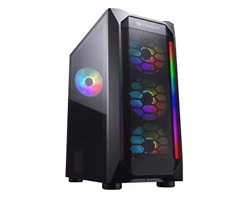 Cougar MX410 MESH-G RGB ATX Mid Tower Black Tempered Glass main image