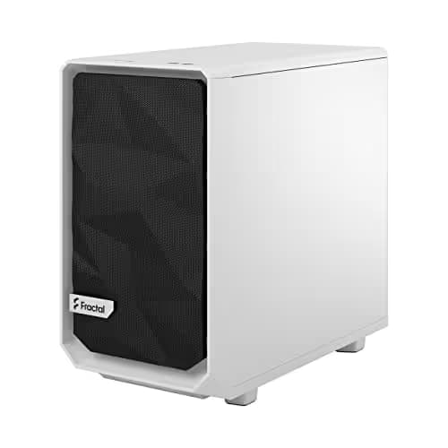 Fractal Design Meshify 2 Nano Mini-ITX Tower White with Tempered Glass Side Panel image