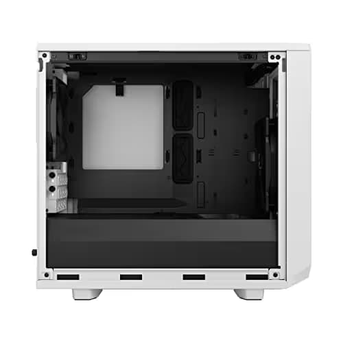 Fractal Design Meshify 2 Nano Mini-ITX Tower White with Tempered Glass Side Panel image
