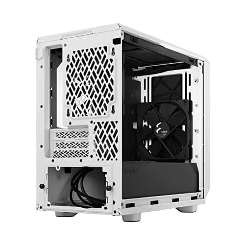 Fractal Design Meshify 2 Nano Mini-ITX Tower White with Tempered Glass Side Panel image