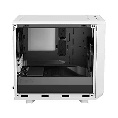 Fractal Design Meshify 2 Nano Mini-ITX Tower White with Tempered Glass Side Panel image