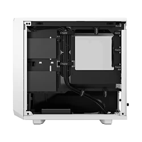 Fractal Design Meshify 2 Nano Mini-ITX Tower White with Tempered Glass Side Panel image