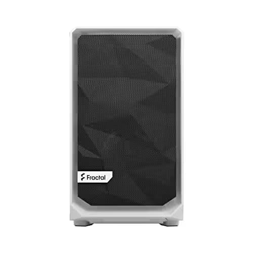 Fractal Design Meshify 2 Nano Mini-ITX Tower White with Tempered Glass Side Panel image