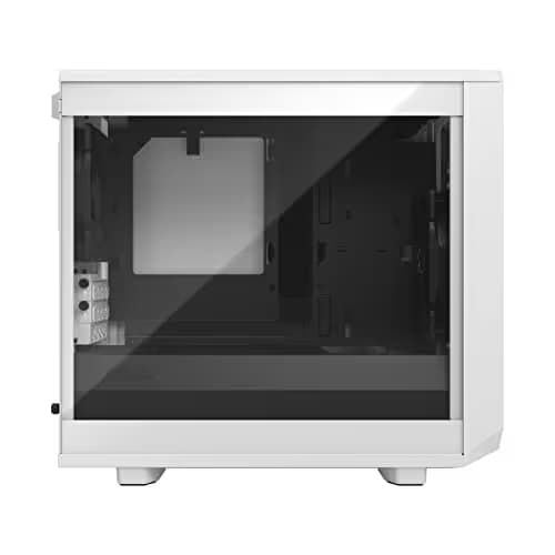 Fractal Design Meshify 2 Nano Mini-ITX Tower White with Tempered Glass Side Panel image