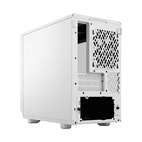 Fractal Design Meshify 2 Nano Mini-ITX Tower White with Tempered Glass Side Panel image