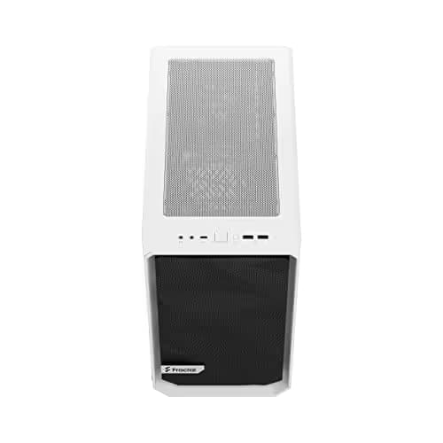 Fractal Design Meshify 2 Nano Mini-ITX Tower White with Tempered Glass Side Panel image