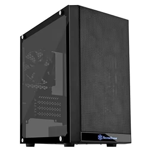 Silverstone PS15 Micro ATX Mid Tower Black with Tempered Glass Side Panel and USB 3.2 Gen 1 Type-A Front Panel main image