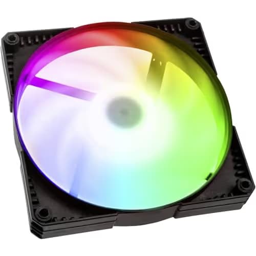 Phanteks FSK 140mm Black / White Addressable RGB PWM 84.5 CFM 1-Pack image