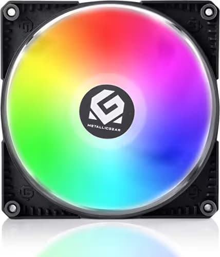 MagniumGear Skiron 140mm Black/White PWM RGB 85CFM 1-Pack main image