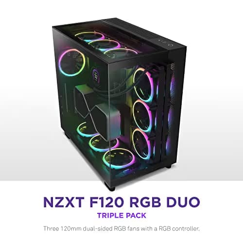 NZXT F120 RGB DUO 120mm Black ARGB image