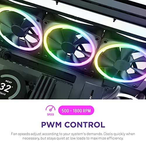NZXT F120 RGB DUO 120mm Black ARGB image