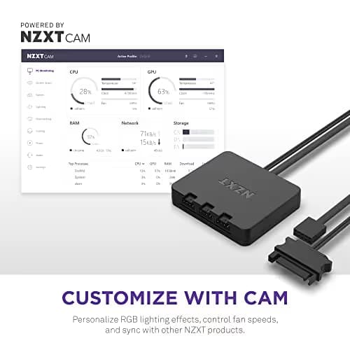 NZXT F120 RGB DUO 120mm Black ARGB image