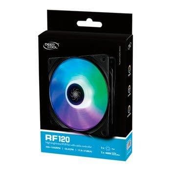 Deepcool RF 120mm Black / White PWM RGB 1-Pack main image