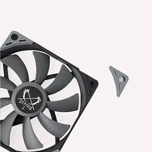 Scythe Kaze Flex Slim 120mm Gray / Black PWM 50.79 CFM image