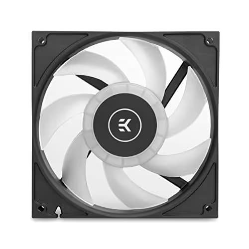 EK EK-Vardar EVO 140ER 140mm Black / White Addressable RGB PWM 84 CFM 1-Pack main image
