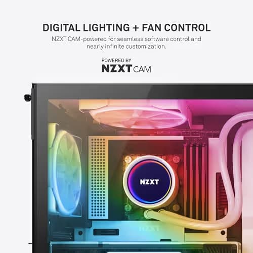 NZXT AER RGB 2 120mm White Addressable RGB PWM 52.44 CFM 3-Pack image