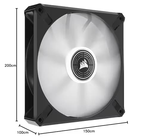 Corsair ML140 120mm LED White PWM ELITE Premium 82.9 CFM Black image