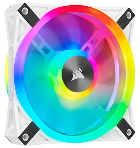 Corsair iCUE QL120 120mm White/Black PWM RGB 41.8 CFM main image