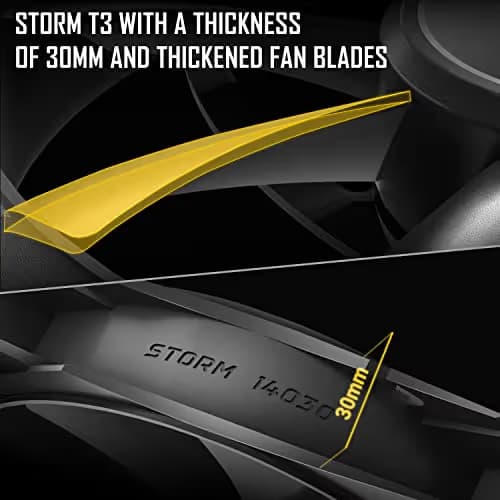 Antec Storm T3 140mm Black PWM 3-Pack image