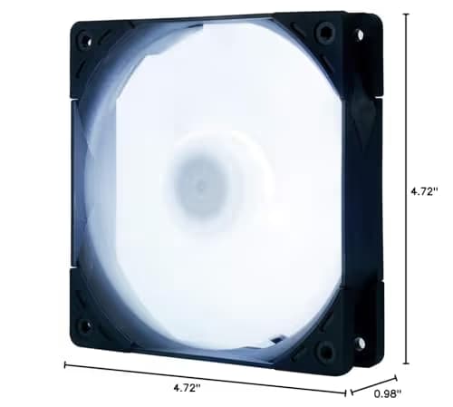 Scythe Kaze Flex 120mm Black / White RGB PWM 51.17 CFM image
