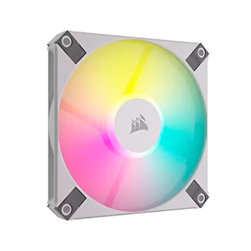 Corsair iCUE AF120 120mm White SLIM RGB PWM 56.3 CFM main image