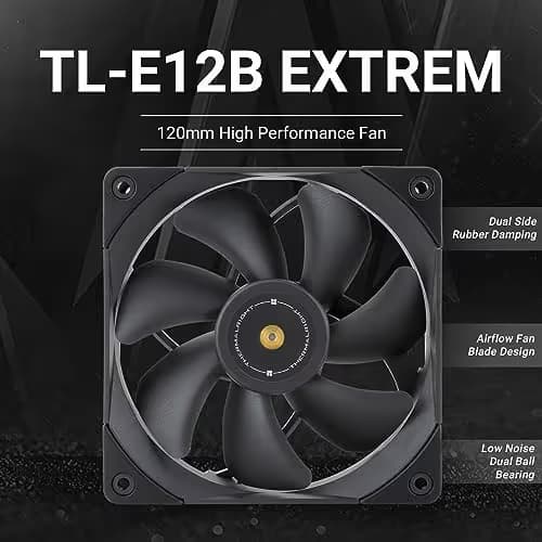 Thermalright TL-E12B EXTREM 120mm Black PWM 78 CFM image