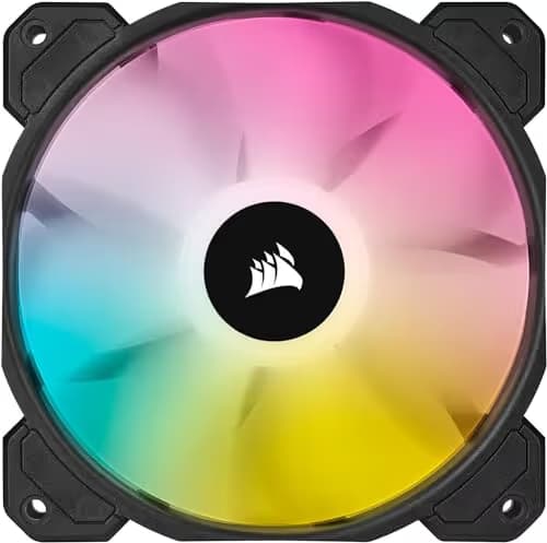 Corsair SP120 High Performance 52 CFM 120mm White RGB PWM 1-Pack main image