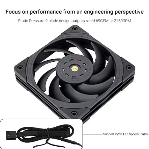 Thermalright TL-B12 120mm Black PWM image