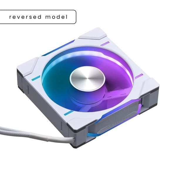 Phanteks D30-120 120mm White Reversed Addressable RGB PWM 61.5 CFM main image