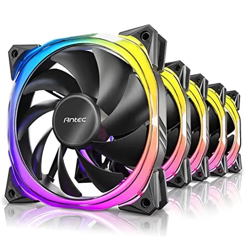 Antec Fusion 120 120mm Black ARGB PWM 3-Pack image