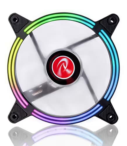 RAIJINTEK IRIS 120mm White / Black PWM Addressable RGB 2-Pack image