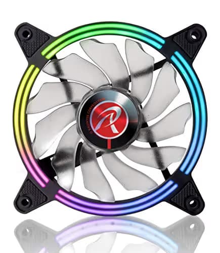 RAIJINTEK IRIS 120mm White / Black PWM Addressable RGB 2-Pack image