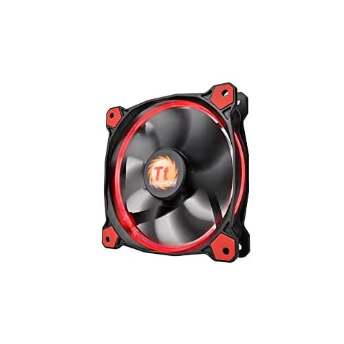 Thermaltake Riing 120mm Red LED 40.6 CFM Black / Red 1-Pack image